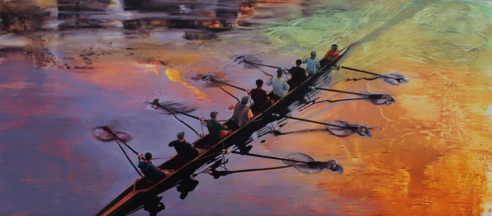'morning calm'
30 x 67
oil on aluminum